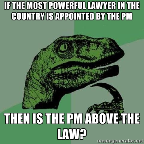 philosoraptor pm above law