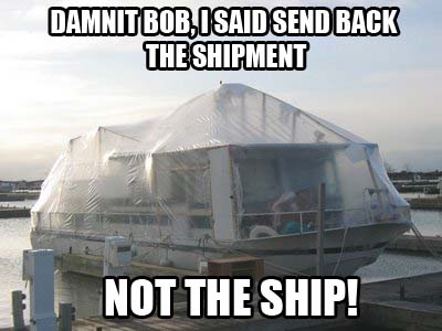 send back shipment not ship