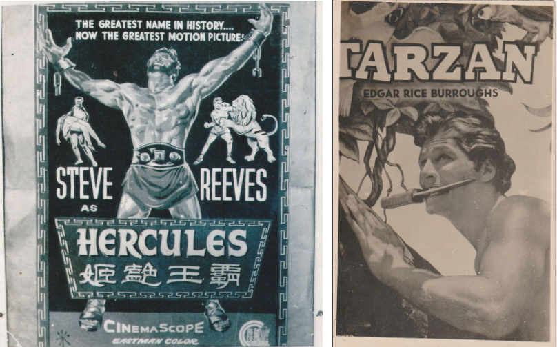 hercules and tarzan movie poster weightlifter ng chow seng