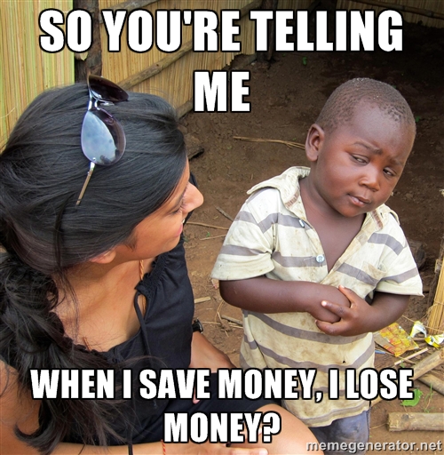 save money lose money african kid