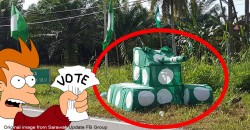 8 Bizarre banners from the Sarawak Elections… and a TANK??!