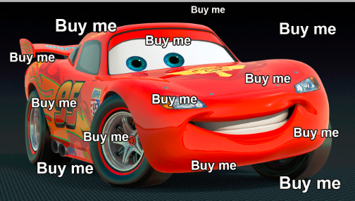 lightning mcqueen cars movie buy me Image from Pixar Wikia
