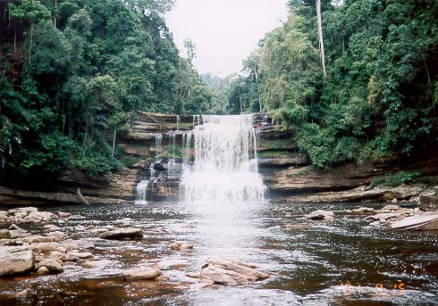 Maliau seven tier waterfall. Image from tourism-sabah-malaysia.blogspot.com.