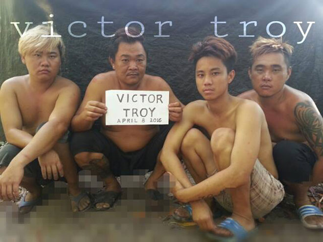 sarawak sailor abu sayyaf kidnap hostage victor troy poz Image from The Borneo Post