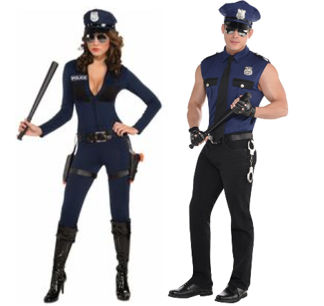 cop police costume sexy naughty hamsap