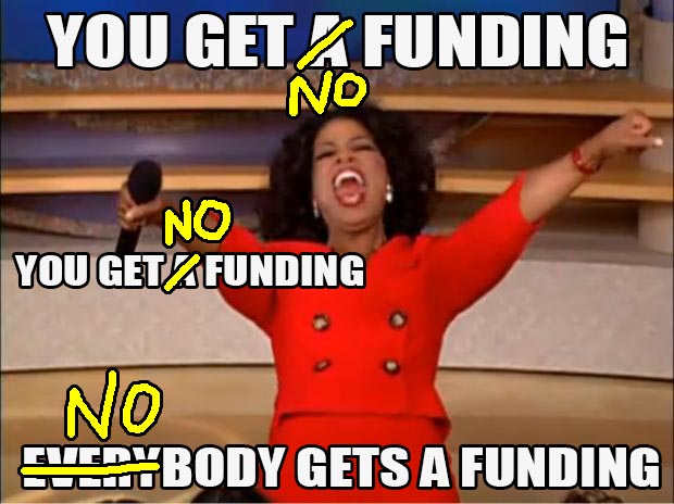 no funding oprah