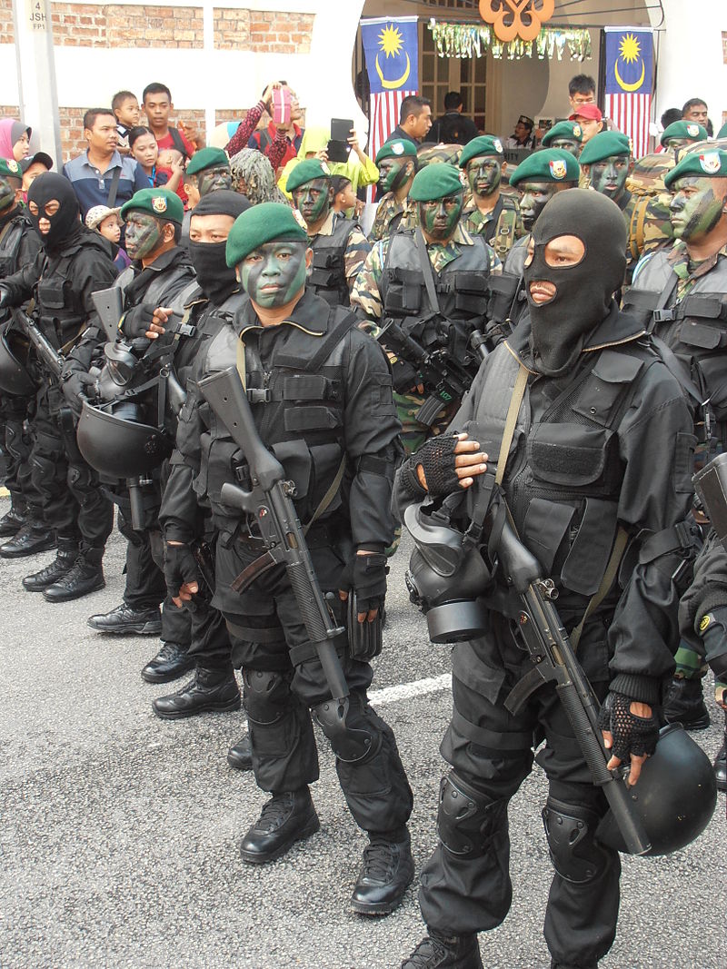 Malaysian GGK Commandos, the elite group that saved the US Rangers. Image from wikipedia.com