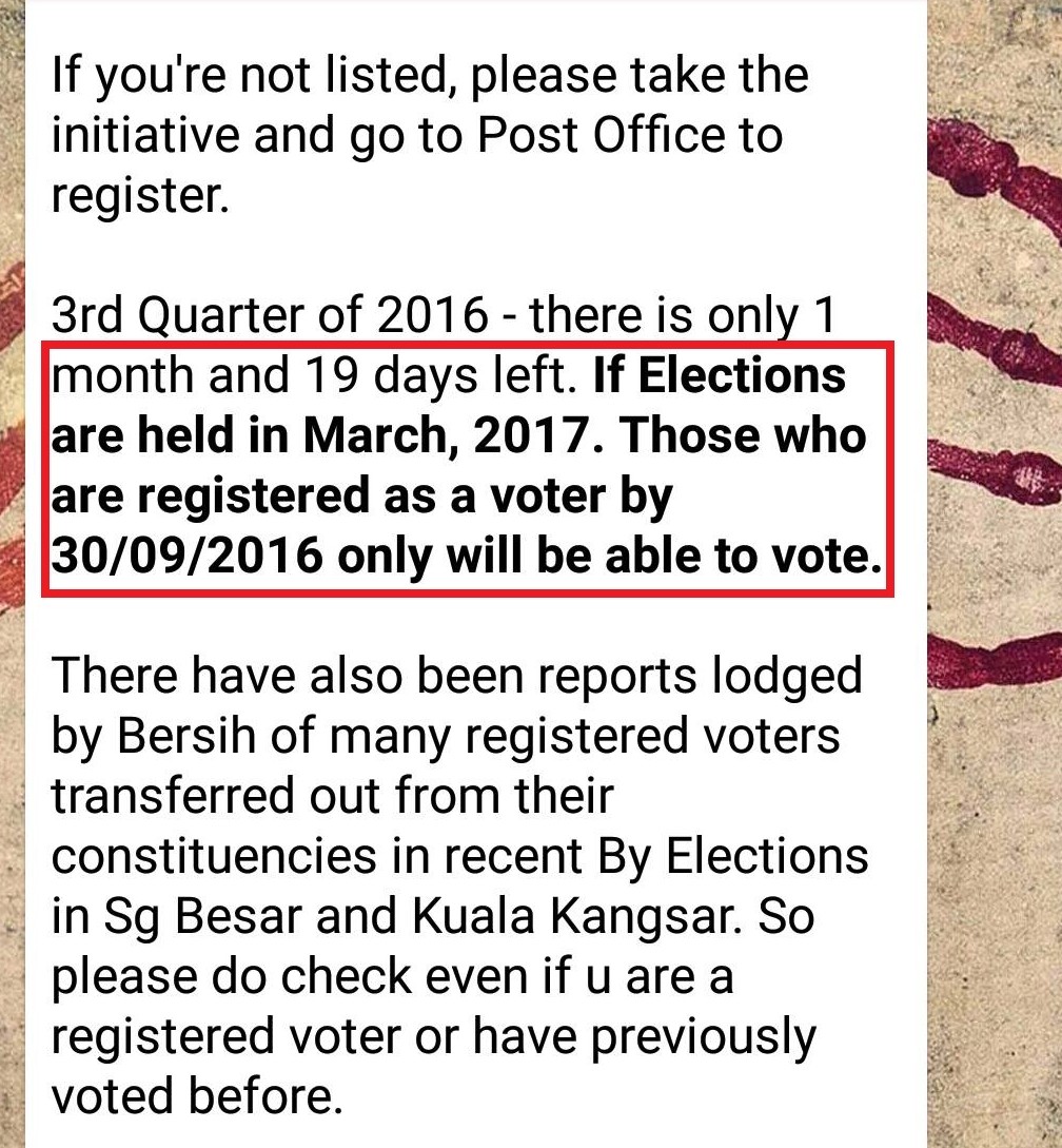 ge14 voter whatsapp