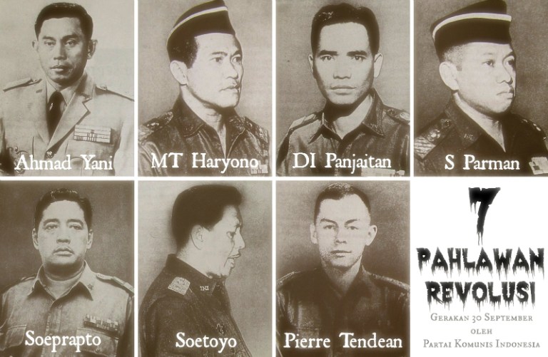The victims of the PKI's coup. Image from wizamisasi.com
