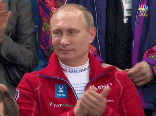 Putin clap