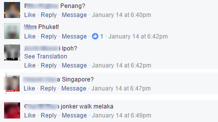 1fb guesses phuket thailand melaka penang singapore