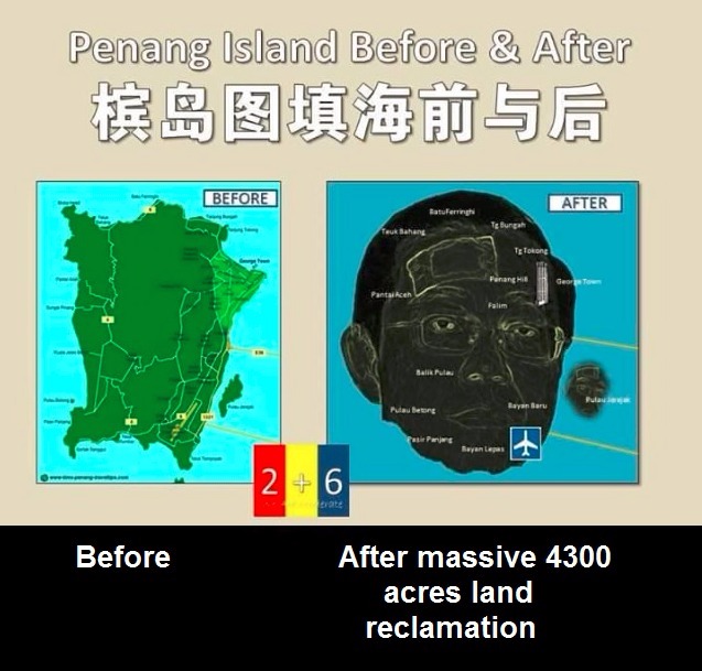 LOL penang land reclamation lim guan eng