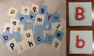 flash card alphabet tiles