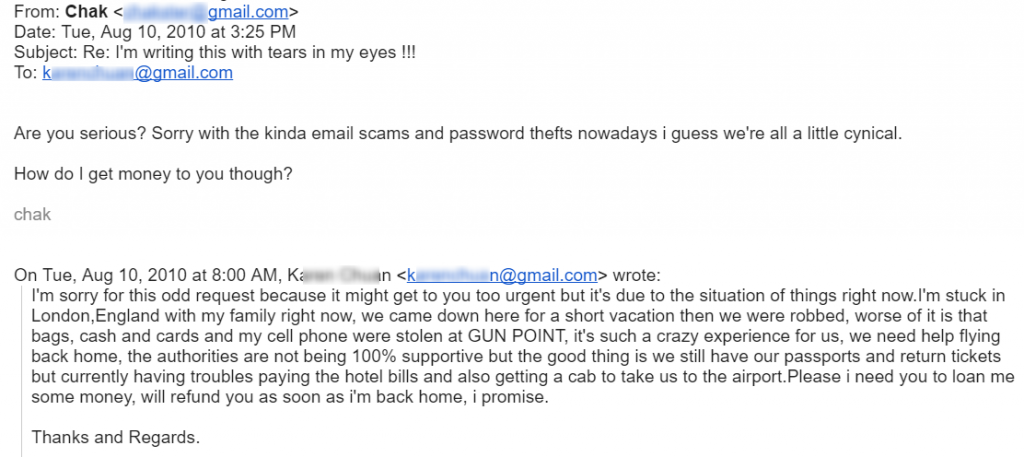 hacked kch email chak