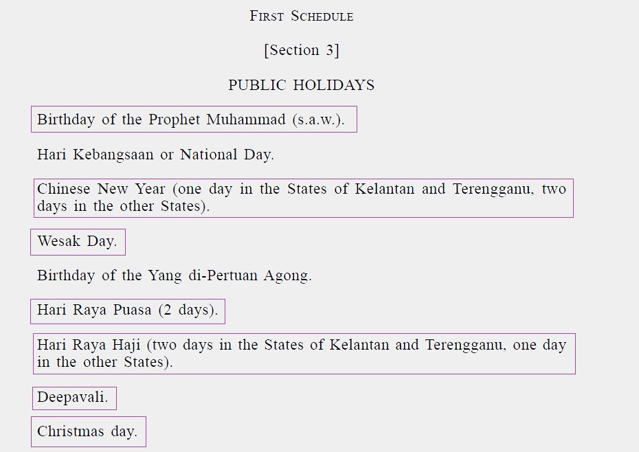 Yay Another Public Holiday Actually How Does Malaysia Decide Which Days To Make Cuti
