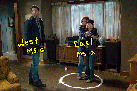 East Msia being protected by that salt. Original image from thewinchesterfamilybusiness.com