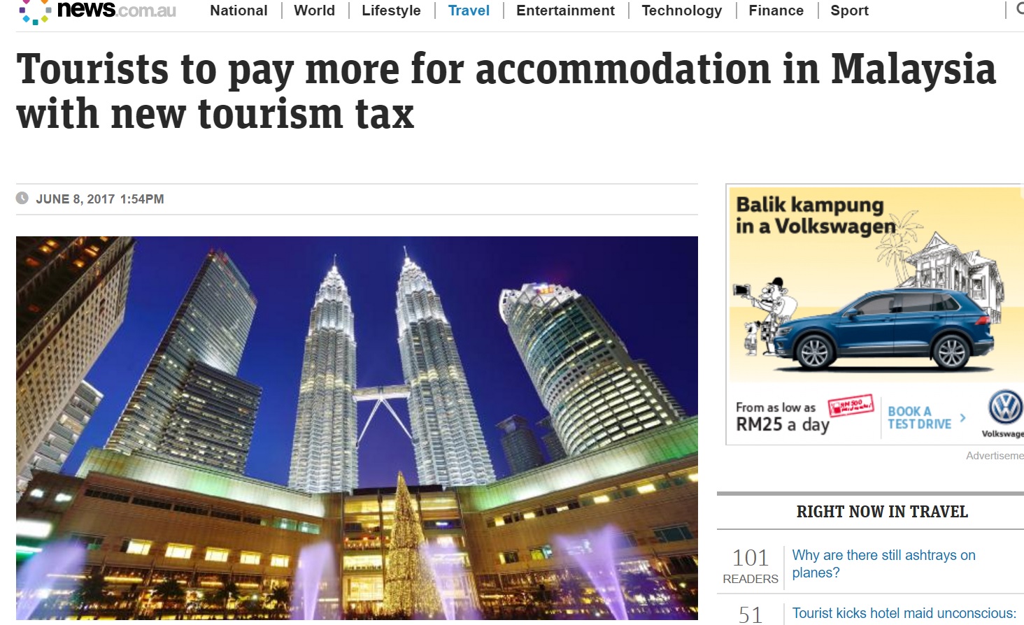 tourism tax malaysia 2017