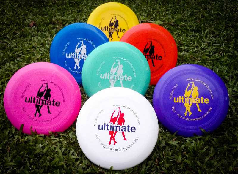 mydisctm ultimate frisbee logo flying disc