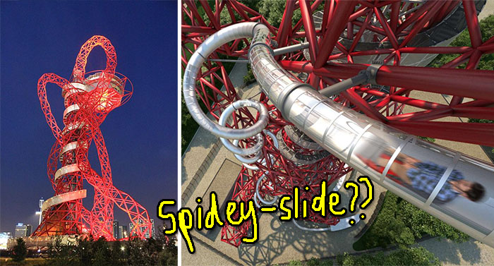 Images from wikipedia.org and arcelormittalorbit.com