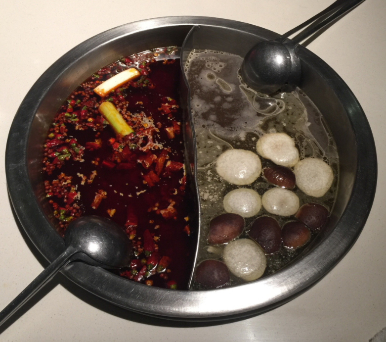 Get scorched with some ma lat soup (left) and retreat with mushroom soup (right). Photo from tripadvisor.com