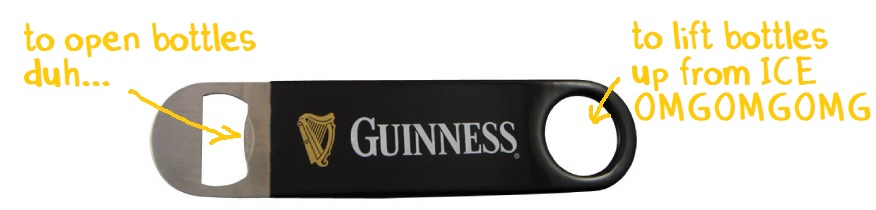 Guinness bottle opener