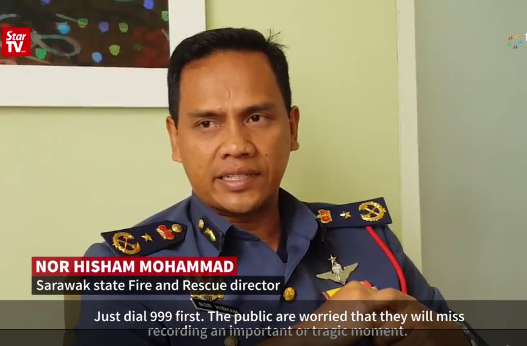 Nor Hisham Mohammad Sarawak fire and rescue director