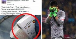 Last night’s Msia vs Thailand tickets were sold for up to 10 TIMES the normal price! Is that even legal?