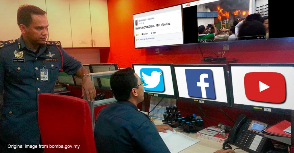 Sarawak Bomba Monitors Facebook And Twitter To Look Out For Emergencies