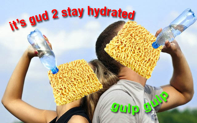 stay hydrated