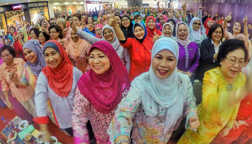 Over a third of policymakers in Malaysia are women. Source