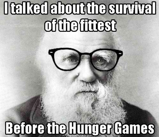 darwin hunger games meme