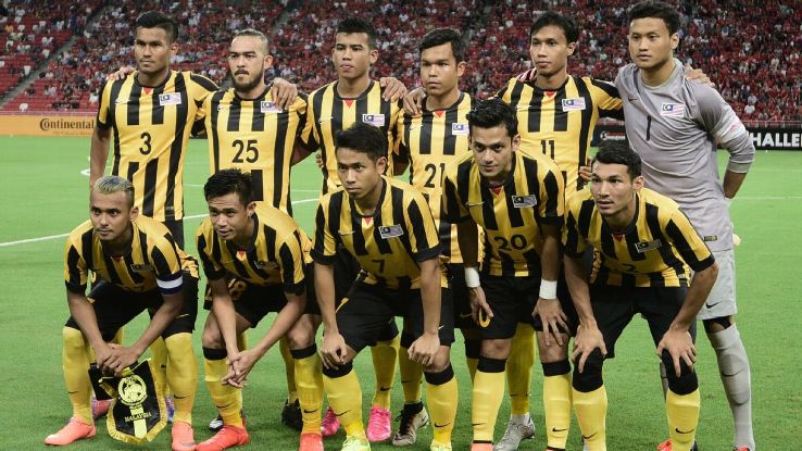 Malaysia's AFF football team that was fielded in 2016