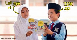 UK English textbooks M’sian school kids next year? We find out if our England got that bad or not
