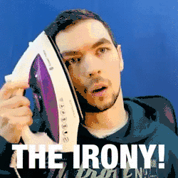 Trying to iron out these facts be like... GIF from Giphy