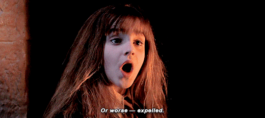 hermione harry potter or worse expelled