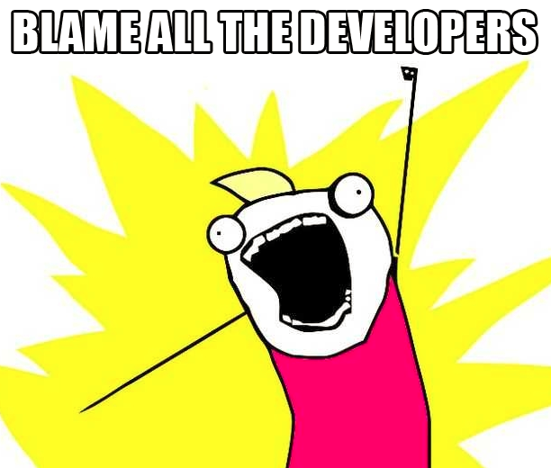 blame all the developers