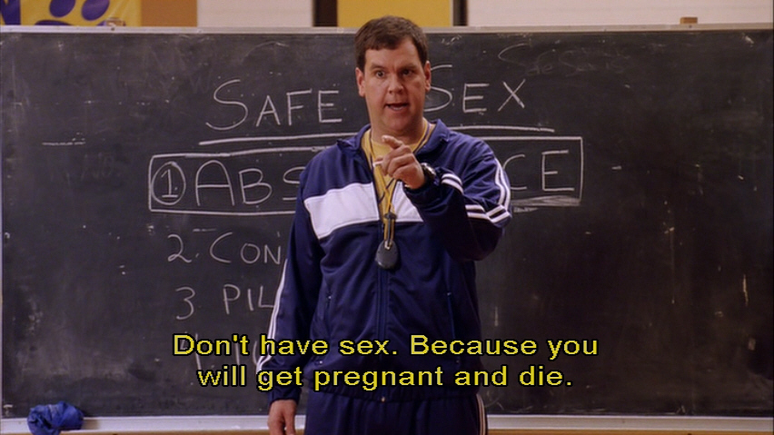 coach carr don't have sex because you will get pregnant and die