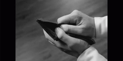 This intern's wallet if she decided to watch theatre productions as much as she watches movies. GIF from Tenor