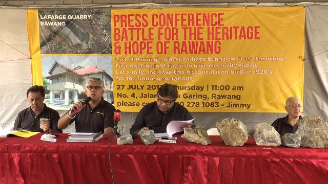 rawang heritage home press conference
