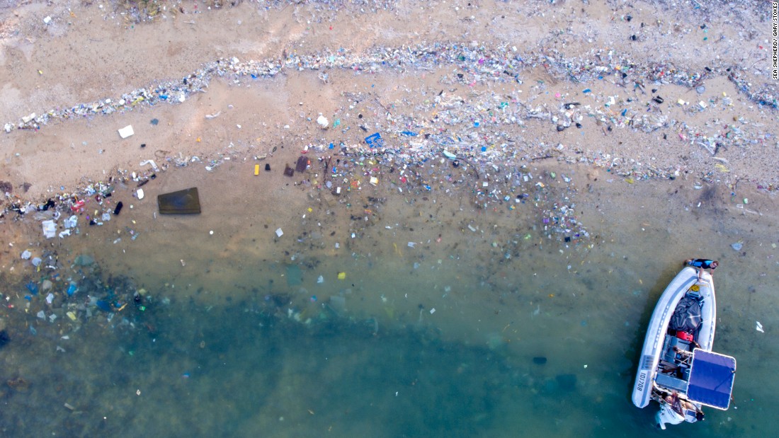 Well, maybe not this particular Hong Kong beach. Img from CNN.