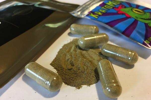 Ketum pills sold in the US. Img from New York Post.