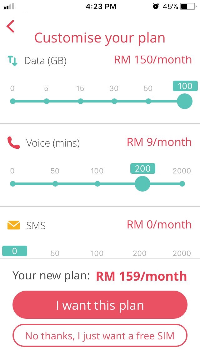 Your RM300 fine for using the phone while driving can get 100GB of data for two people. 