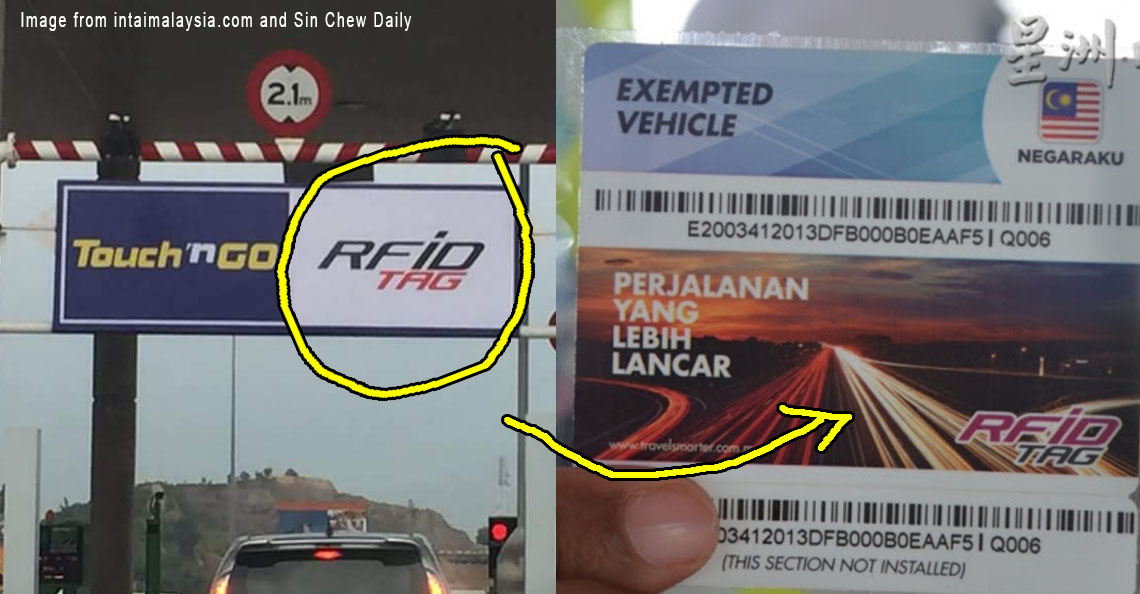 Rfid malaysia toll Plus to