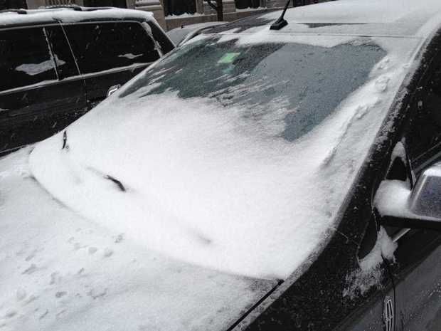snow windshield parking ticket