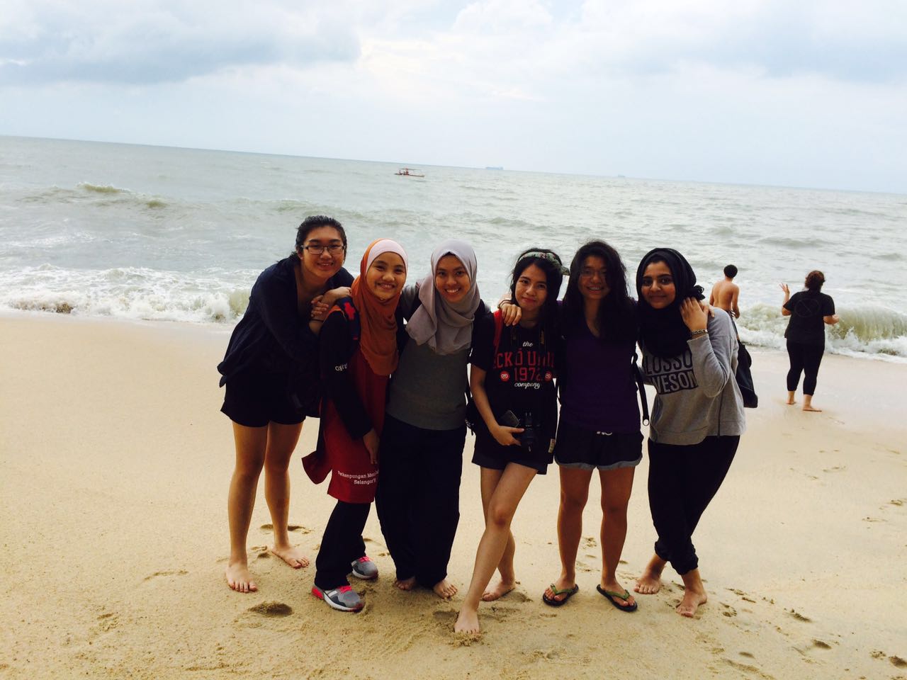 My friends and I in Penang.