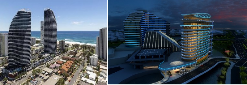 Two latest developments to the Gold Coast skyline - the Darling and Avani Broadbeach