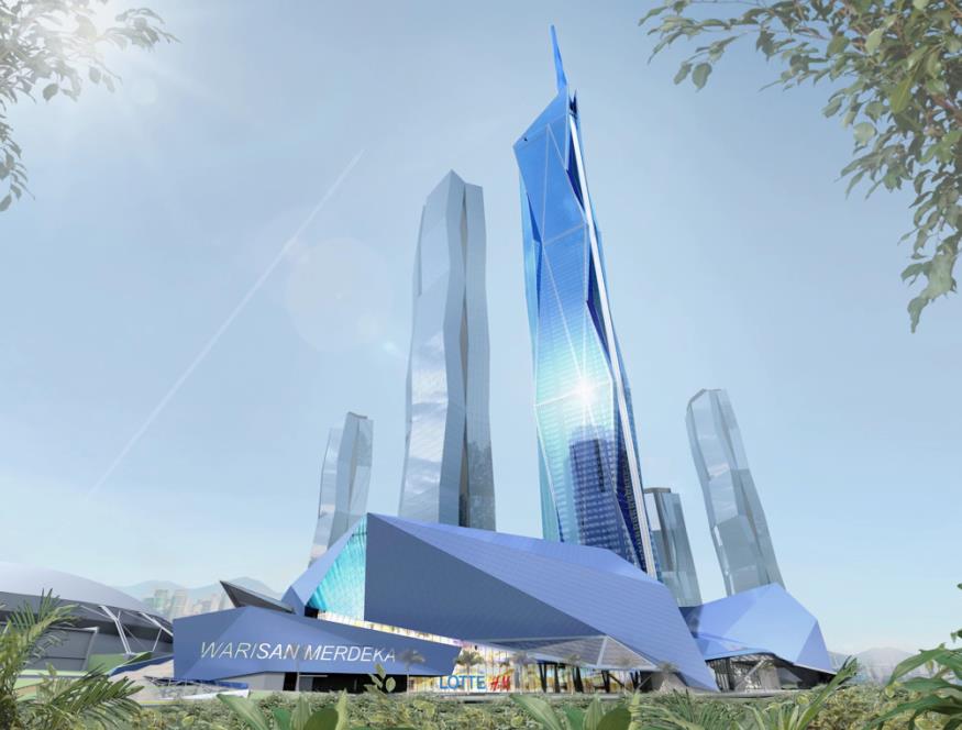 The concept for Merdeka PNB 118. Still in construction. Img from theTowerInfo.
