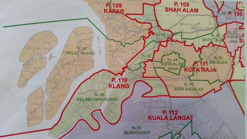 Why are these boundaries so WEIRD?! Image from Malay Mail.