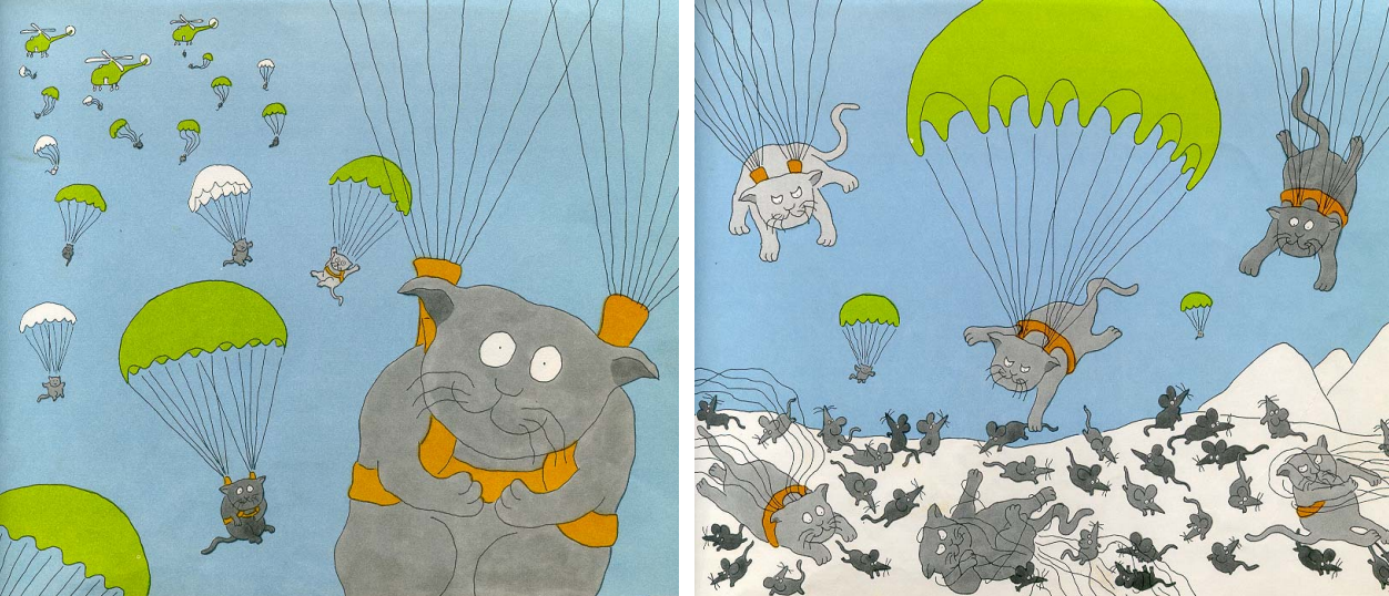 operation cat drop who sarawak parachute