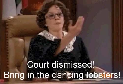 court dismissed dancing lobsters